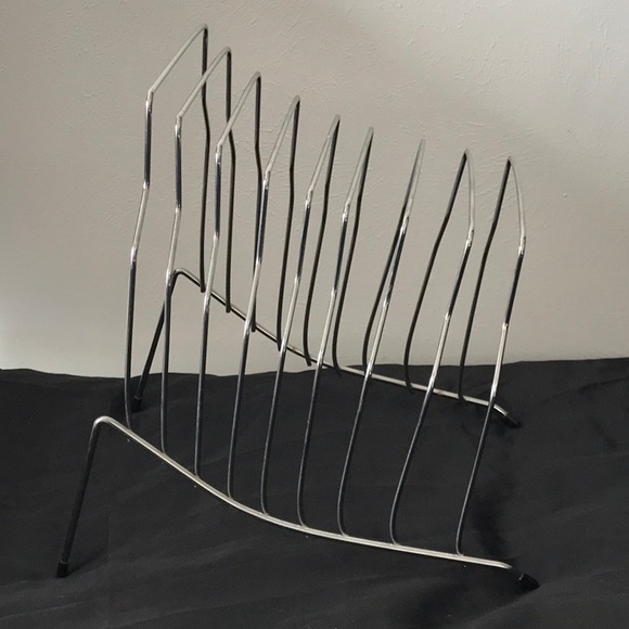 Vintage | Party Supplies | Vintage Metal Magazine Paper Rack Stand ...
